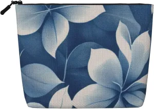 Flower Print Makeup Bag For Purse Cosmetic Travel Casual Toiletry Zipper Storage Bag