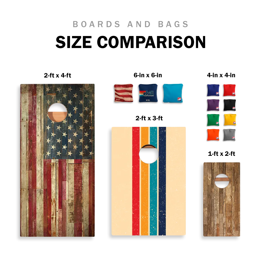 Hometown Of Texas Star Cornhole Boards