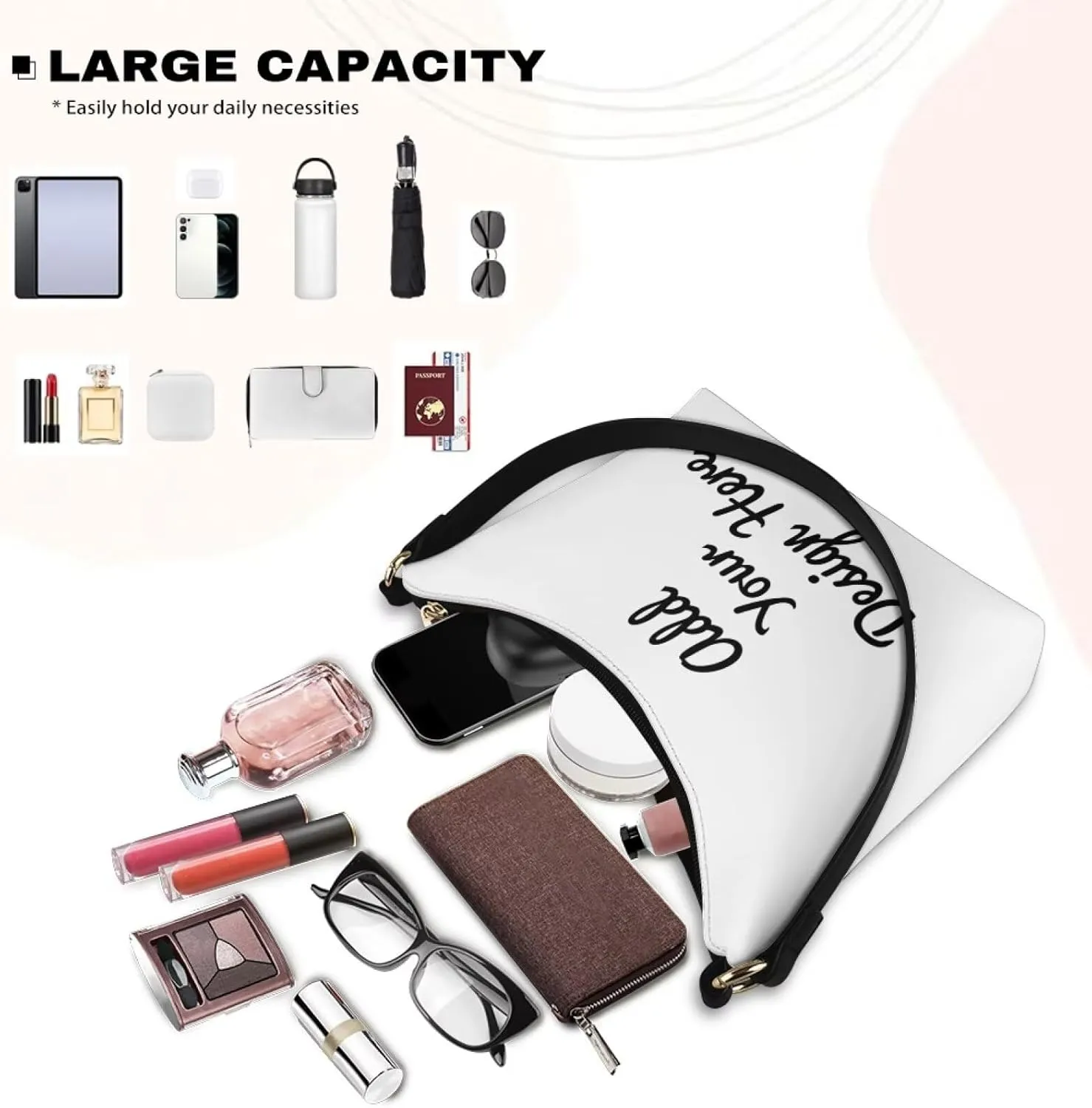 HUGS IDEA Crescent Shoulder Bags for Women Small Purse and Handbag Retro Classic Clutch Hobo Bag