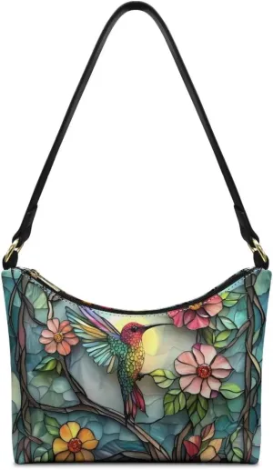 HUGS IDEA Crescent Shoulder Bags for Women Small Purse and Handbag Retro Classic Clutch Hobo Bag