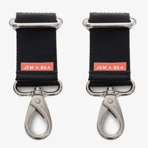 JEM   BEA - Stroller Straps - Silver