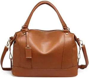 JSEIAJB Genuine Leather Handbags, Simple Casual Messenger Bags, Large Capacity, Shopping Trip
