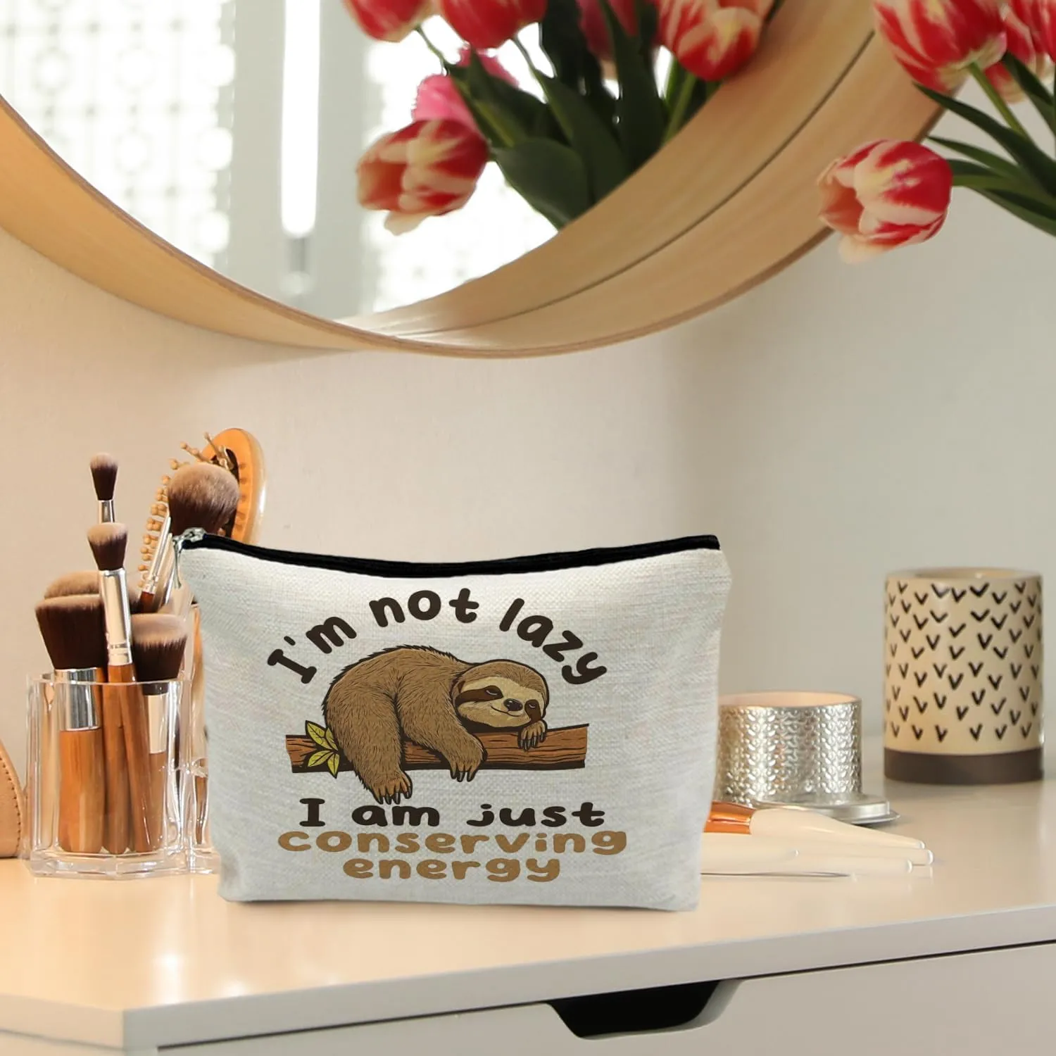 Koala Makeup Bag - Cute Koala Themed Gifts for Women, Cosmetic Pouch