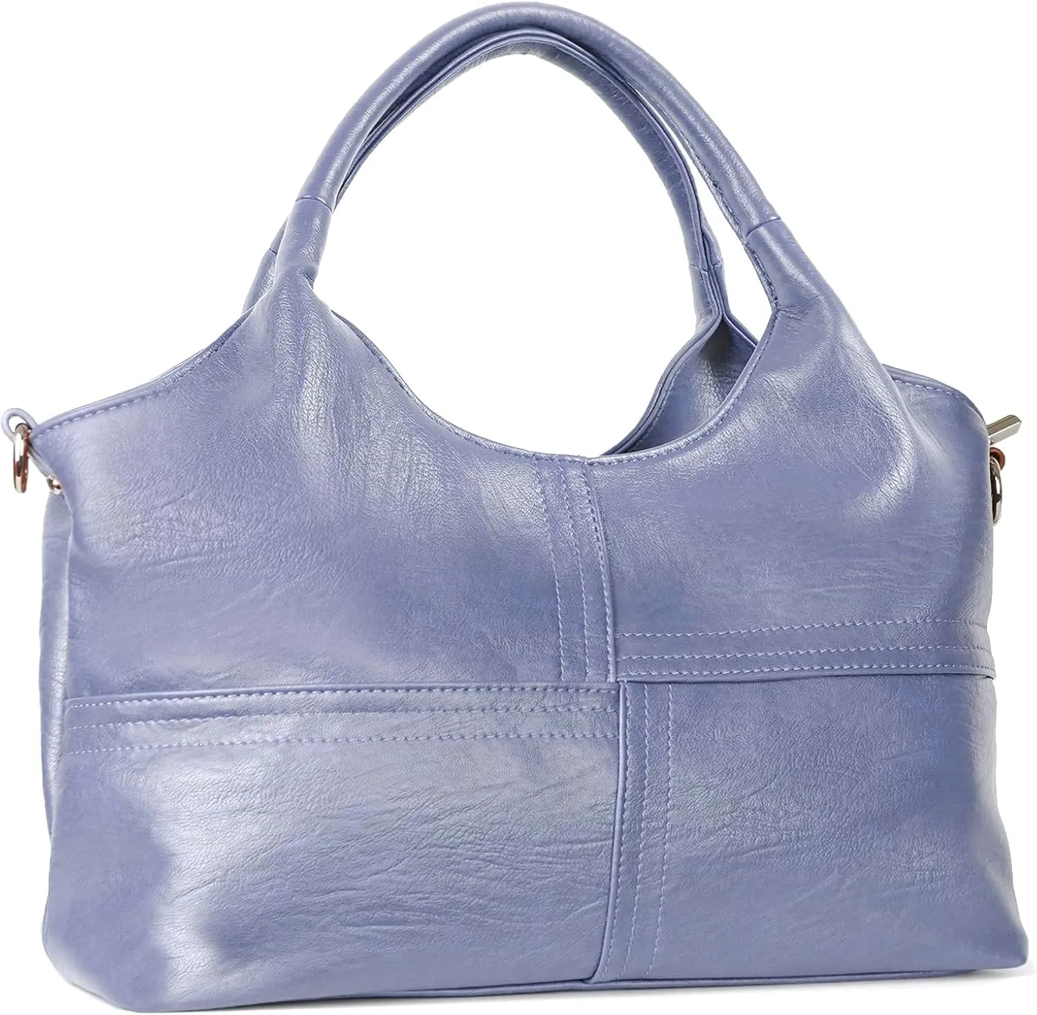 KOGTLA Vegan Leather Purses for Women with Detachable Satchel Strap, Ladies Handbags, Tote Hobo Bags with Top Handle