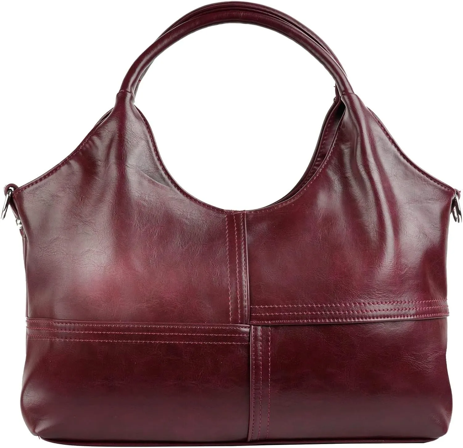 KOGTLA Vegan Leather Purses for Women with Detachable Satchel Strap, Ladies Handbags, Tote Hobo Bags with Top Handle
