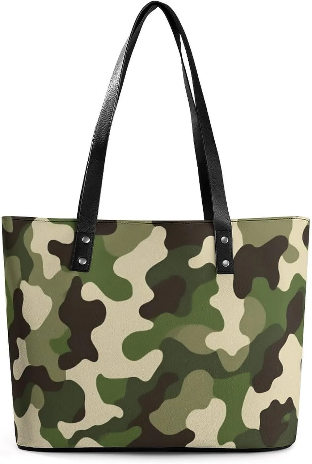 Large Capacity Shopping Bag, Women and Men Durable Casual Travel Tote Bag, Handbag with Long Handle