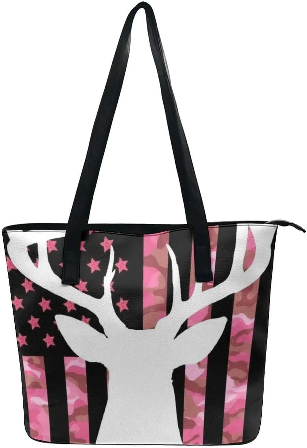 Large Capacity Shopping Bag, Women and Men Durable Casual Travel Tote Bag, Handbag with Long Handle