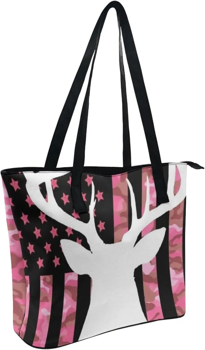 Large Capacity Shopping Bag, Women and Men Durable Casual Travel Tote Bag, Handbag with Long Handle
