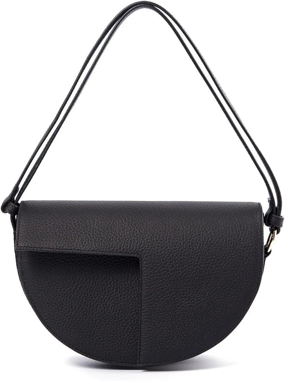 Leather Shoulder Bags, Classic lightweight Saddle Bag
