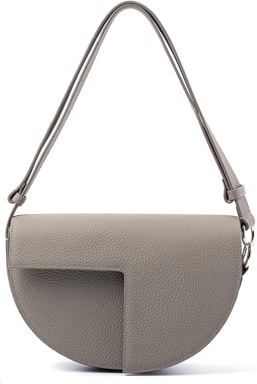 Leather Shoulder Bags, Classic lightweight Saddle Bag