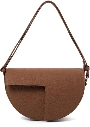 Leather Shoulder Bags, Classic lightweight Saddle Bag
