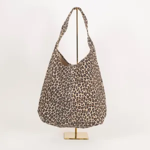 Leopard Suede Tote
