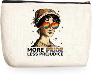 LGBT Pride Makeup Bag Pride Accessories Pride Stuff Rainbow Equal Rights Cosmetic Bag Christmas Birthday Social Justice Gifts for Women Girls Friends Coworker Zipper Pouch Travel Toiletry Bag