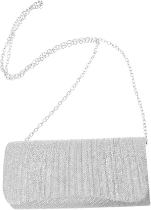 LIFKOME Trendy Shoulder Bag Chain Crossbody Purses for Women Clutch Purses Wedding Evening Bag Handbag