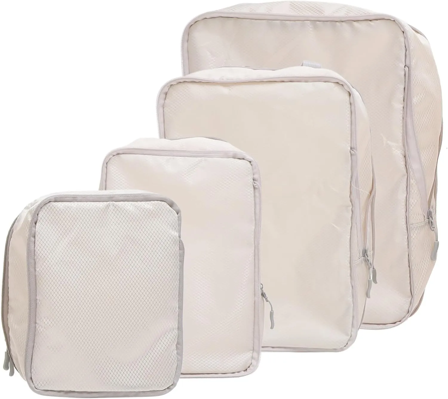 Lightweight Travel Storage Bag 4pcs Compression Packing Cubes Suitcase Organizer for Business Daily Use