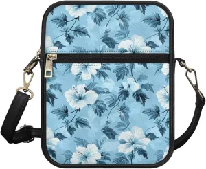 Mens Messenger Bag Leather Lightweight Crossbody Wallet Phone Bags Women Mini Purse Cell Phone Shoulder Bags