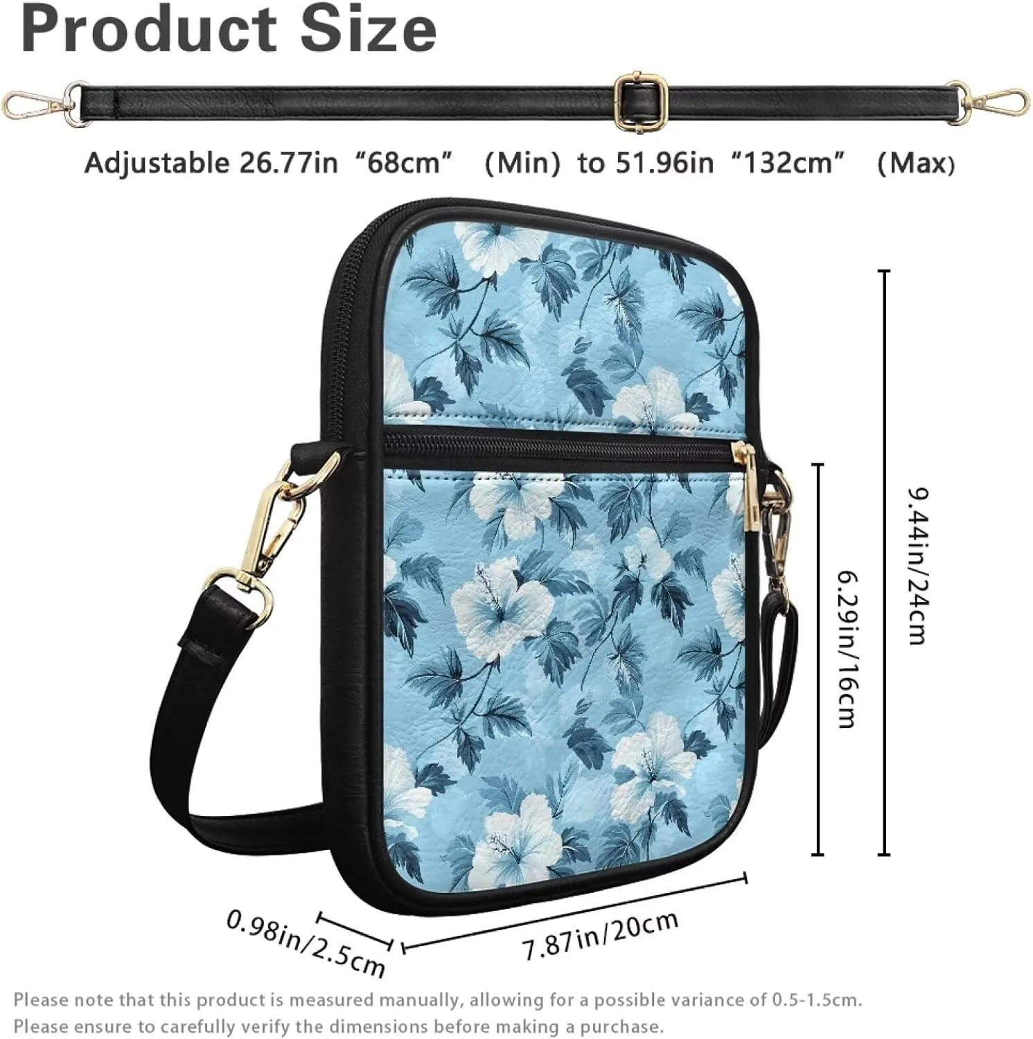 Mens Messenger Bag Leather Lightweight Crossbody Wallet Phone Bags Women Mini Purse Cell Phone Shoulder Bags