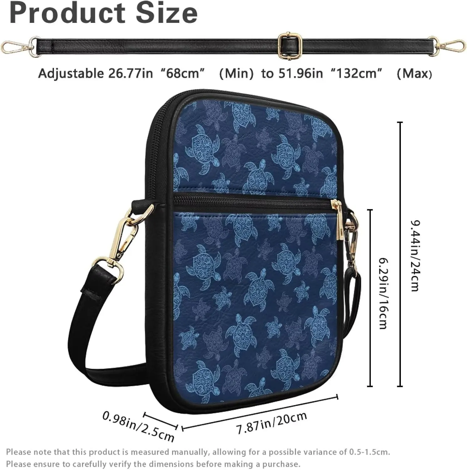 Mens Messenger Bag Leather Lightweight Crossbody Wallet Phone Bags Women Mini Purse Cell Phone Shoulder Bags
