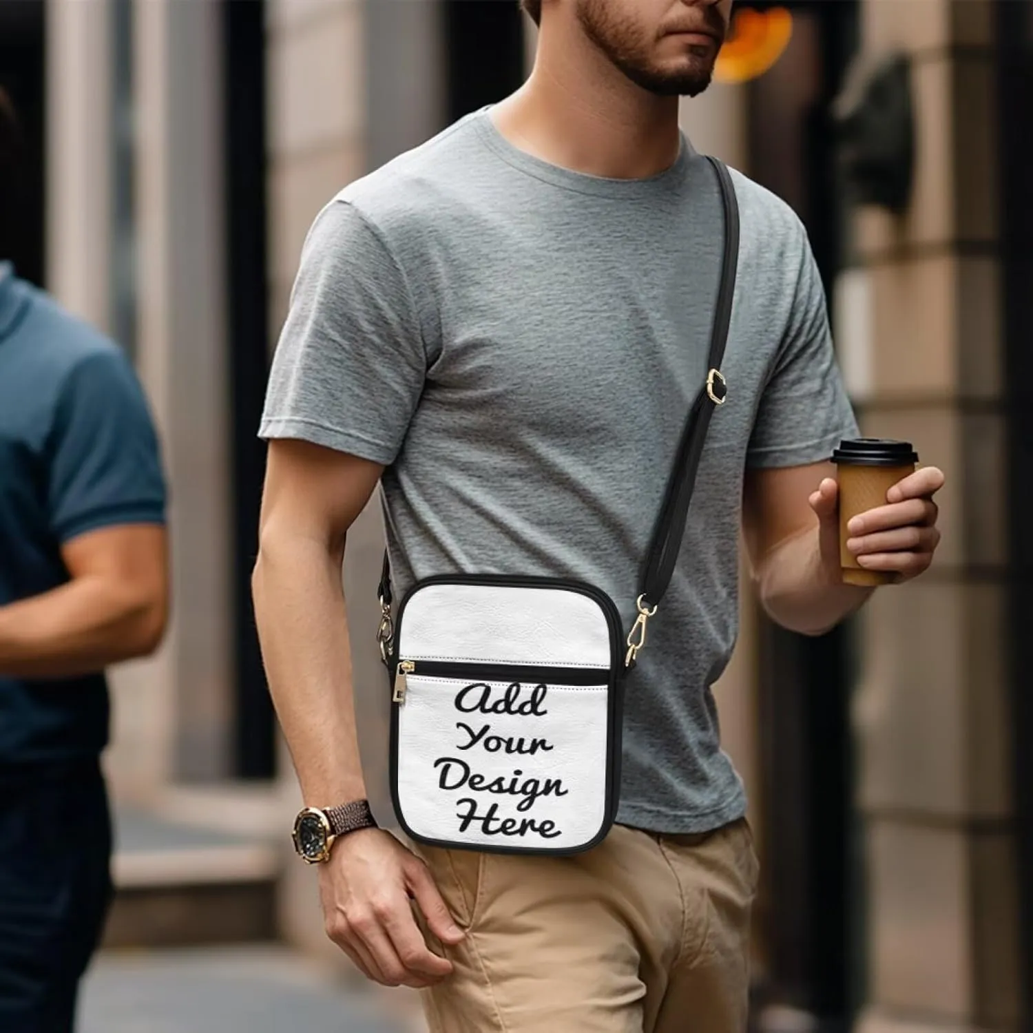 Mens Messenger Bag Leather Lightweight Crossbody Wallet Phone Bags Women Mini Purse Cell Phone Shoulder Bags