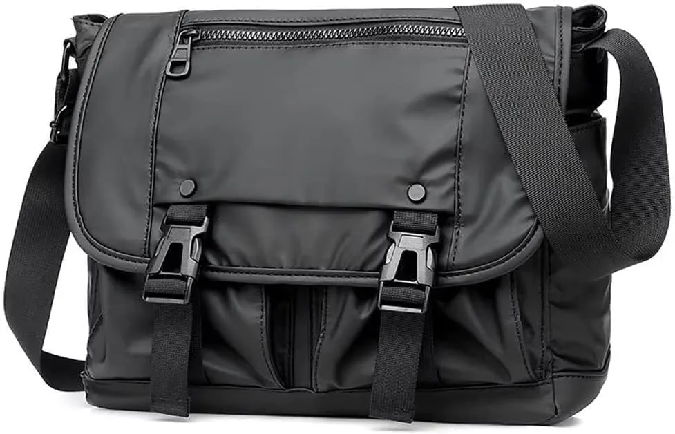 Messenger Satchel Lightweight Shoulder Multi-Pocket Briefcase Men's Crossbody Waterproof