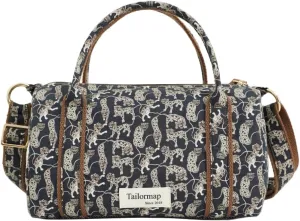 Mini Boston Bag for Women, Handmade Liberty Floral Satchel, Small Lightweight Designer Top Handle Crossbody Purse