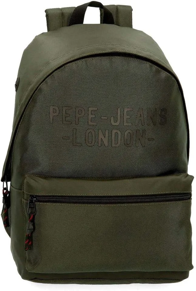 Pepe Jeans Bromley Laptop-Rucksack Grn 31x42x17,5 cms Polyester 14" 2.28L