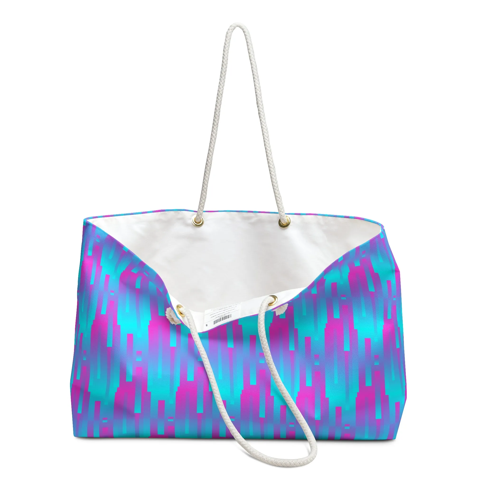 Pink & Blue LinesBaby BlueWeekender Bag