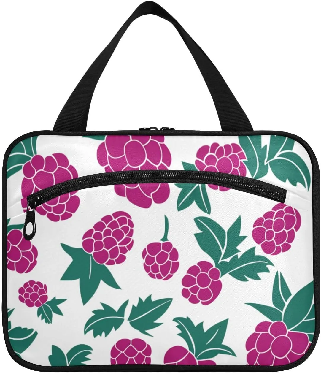 Purple Pineapples hanging travel toiletry bags with hook, designer essentials toiletries bag for travel must hotel bolso viajero para mujer L