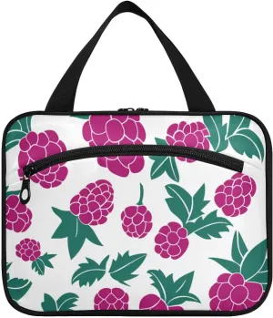Purple Pineapples hanging travel toiletry bags with hook, designer essentials toiletries bag for travel must hotel bolso viajero para mujer L