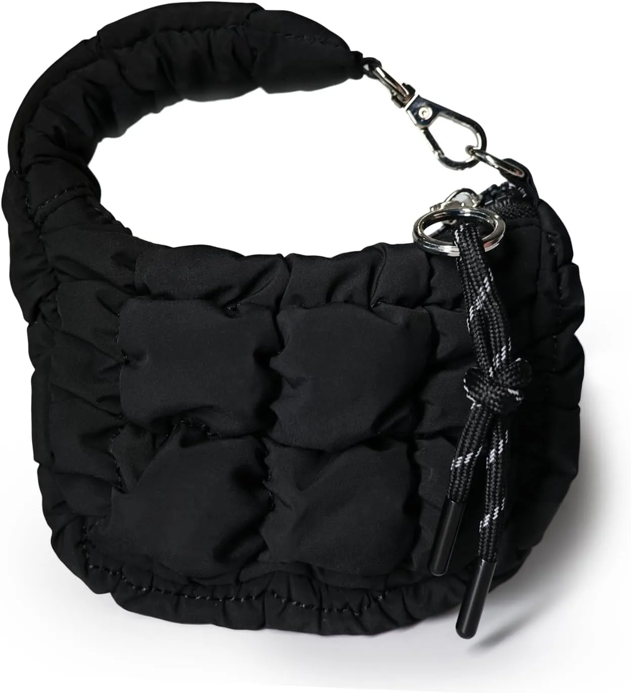 Quilted Mini Puffer Pouch wristlet wallets for women, Versatile mini purse for Essentials, Gifts, and Outdoor Activities