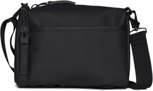 RAINS Black Texel Waterproof Crossbody Bag  Versatile Unisex Sling Bag and Fanny Bag Stylish for Men and Women