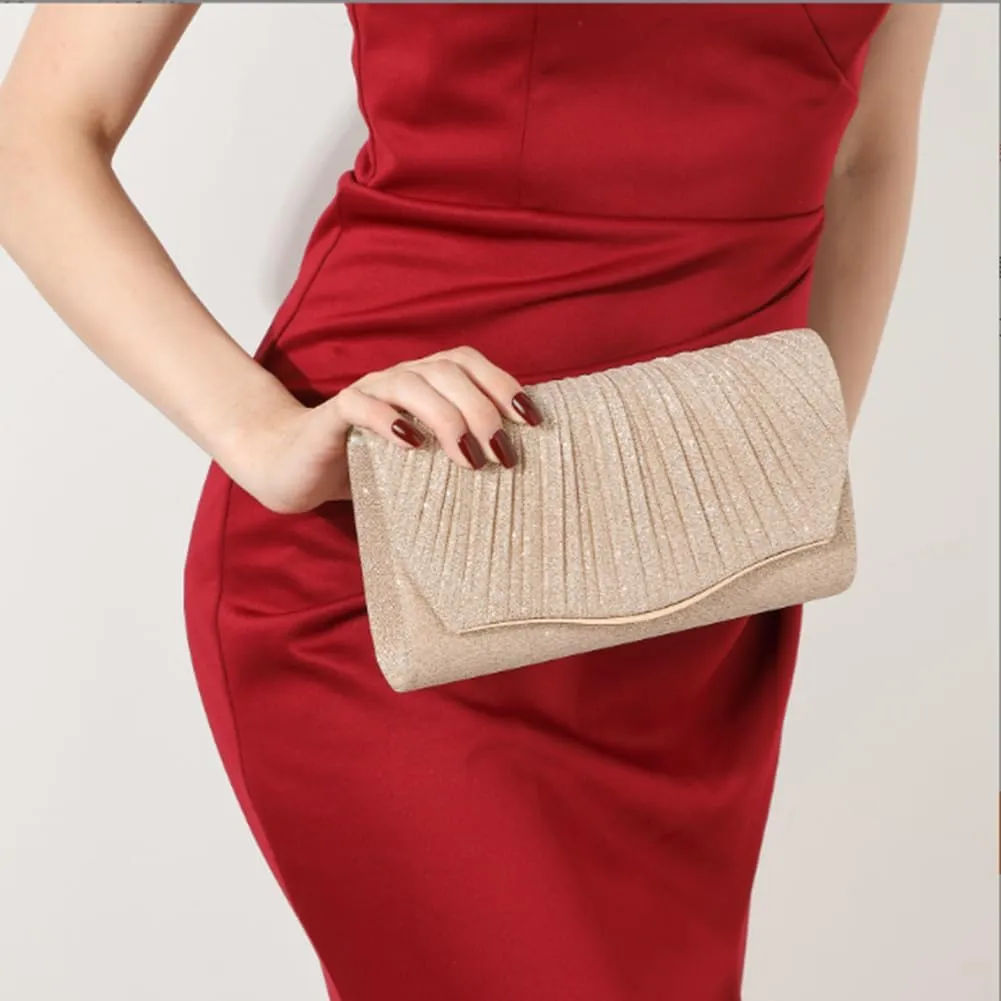 Shining Clutch Purses for Women Chic Shiny Evening Handbag Evening Clutch Bag with Chain for Prom Wedding Party 2025