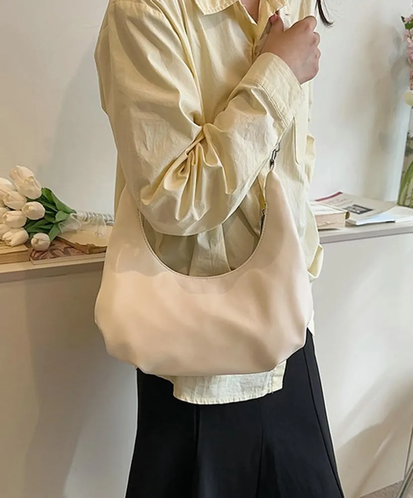 Shoulder Bag for Women PU Leather Underarm Bag Tote Wallet Handbag Chic Trendy Clutch Purse Hobo Bags