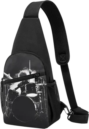 Sling bag for Women Men Trendy Sling Bakpack Casual Chest Bag Drummer Fanny Pack for Travel Hiking