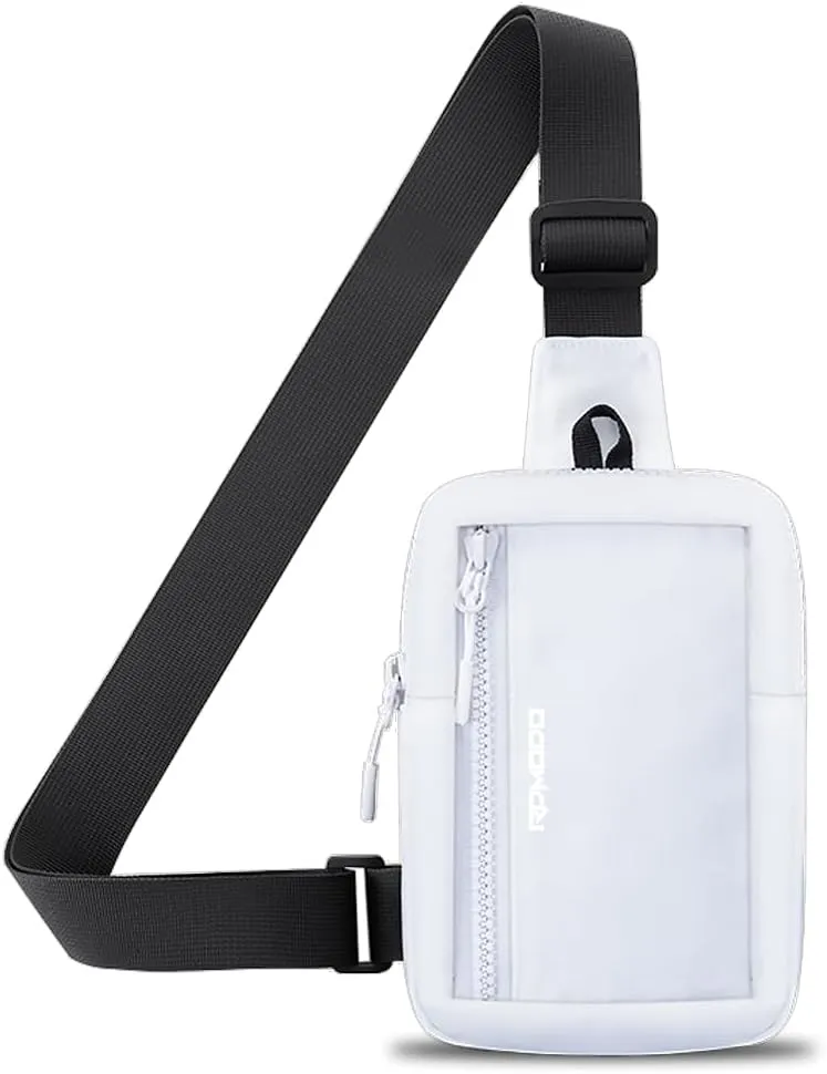 Small Sling Bag for Women Men Chest Bag Water Resistance Mini Crossbody Bag Adjustable Strap Lightweight Shoulder Bag