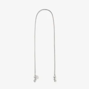 Snake Chain Crossbody Strap (Silver)