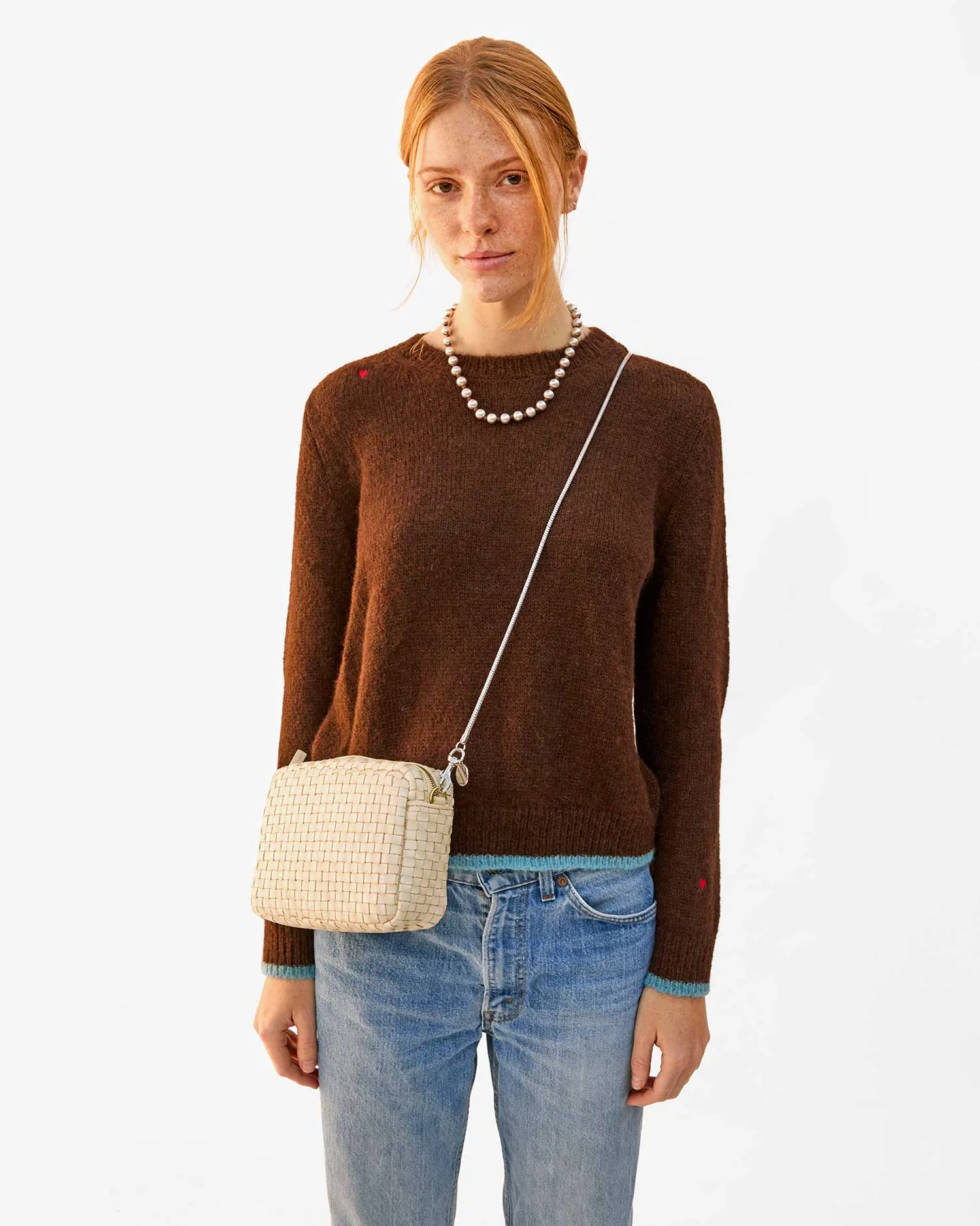 Snake Chain Crossbody Strap (Silver)