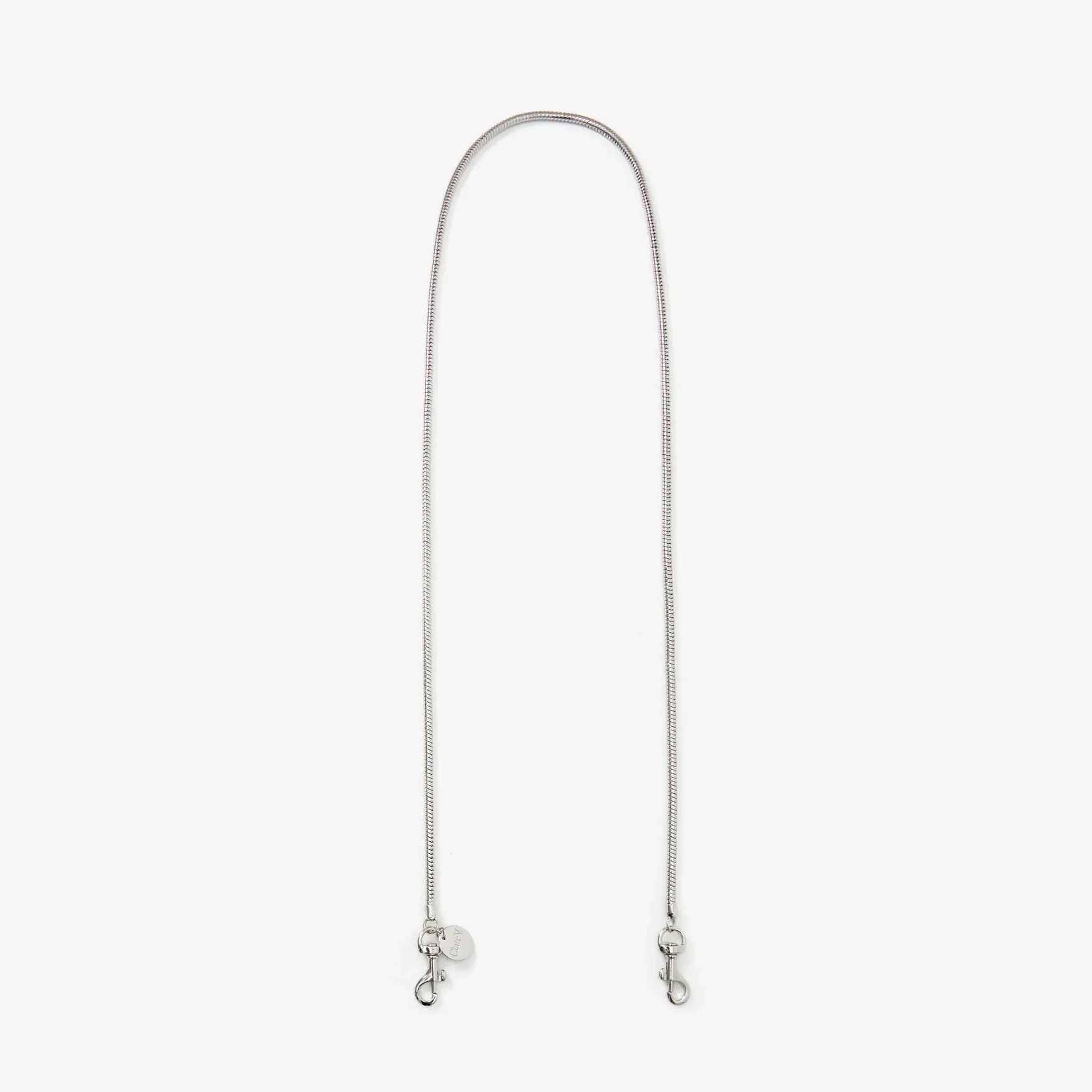 Snake Chain Crossbody Strap (Silver)
