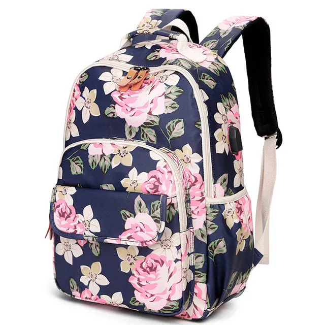 Stylemein - Backpack with charger | Backpack With Charging Port