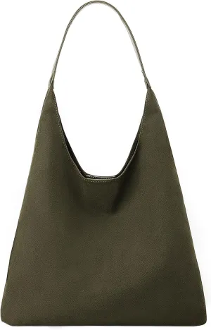 Suede Hobo Bags for Women Large Tote Bags Work Casual Shoulder Handbags Purses