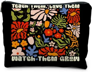 Teacher Gifts: Floral Makeup Bags, Appreciation & Thank You Gifts