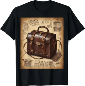 Timeless Leather Doctor's Bag Vintage Visits Graphic T-Shirt