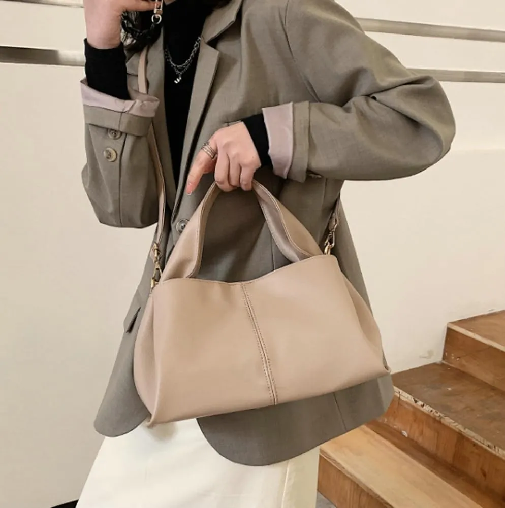 Tote Bag for Women Crossbody Handbag Vegan Leather Cute Tote Purse Trendy Shoulder Handbags and Purses
