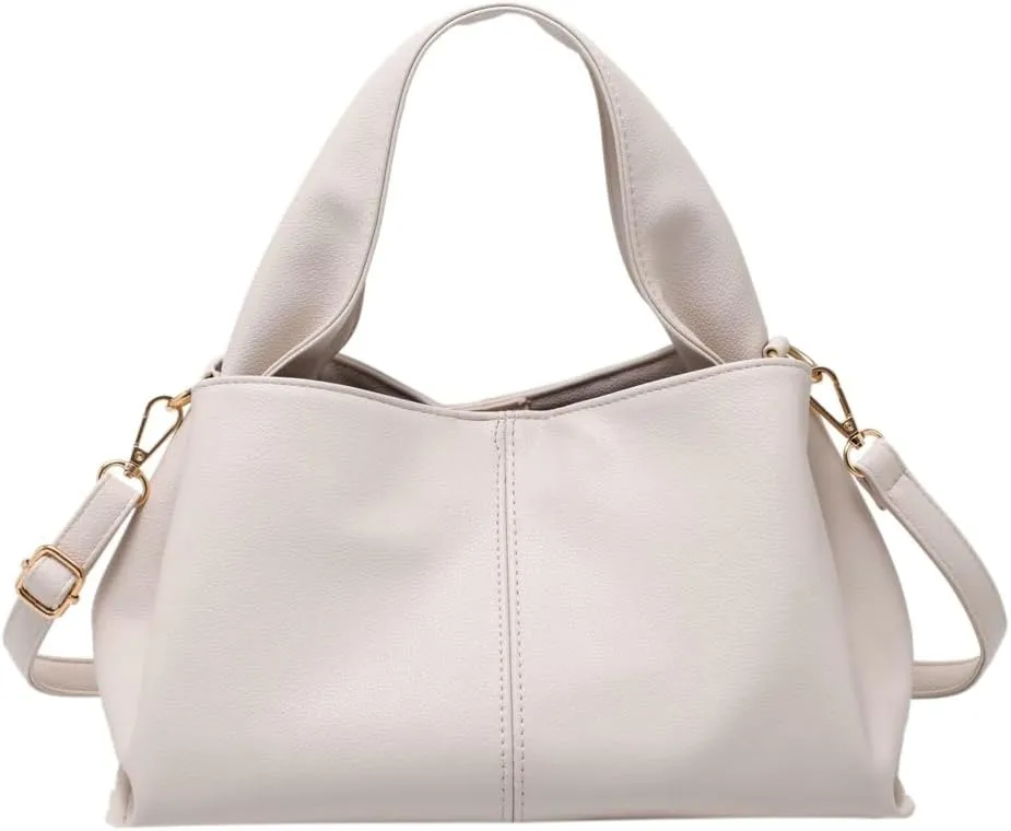 Tote Bag for Women Crossbody Handbag Vegan Leather Cute Tote Purse Trendy Shoulder Handbags and Purses