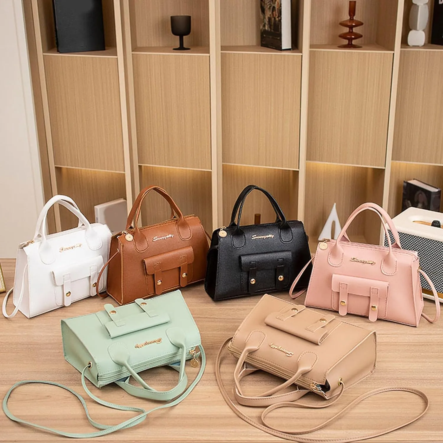Tote Bag For Women High Capacity Zipper Hobo Messenger Bag New Pattern Simple Handbag Shoulder Bags Cross Body Bags R