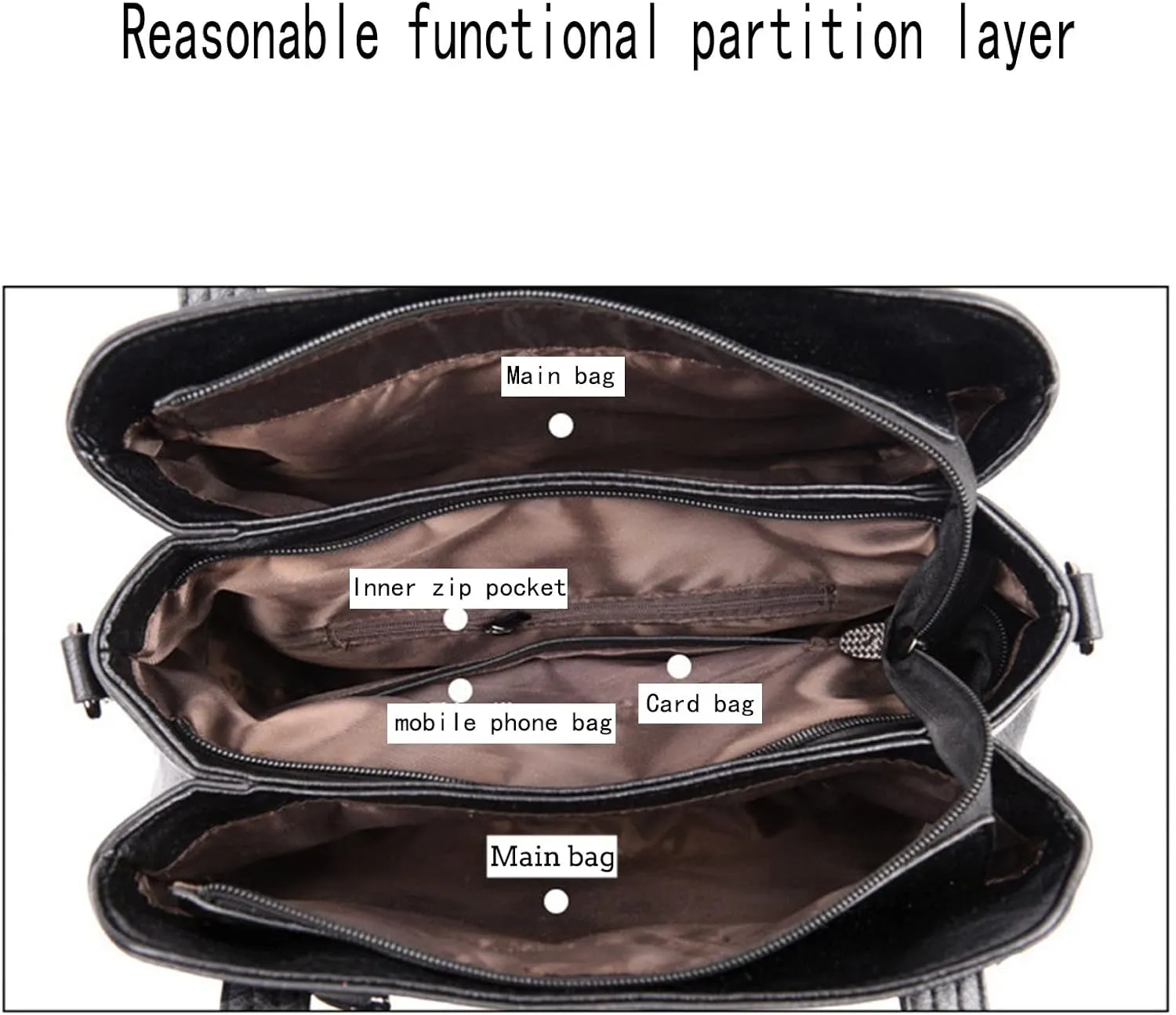 Tote Bag For Women Ladies Large Capacity Hobo Handbag Soft Leather Woman Messenger Bags Luxury Purses Crossbody Handbags V
