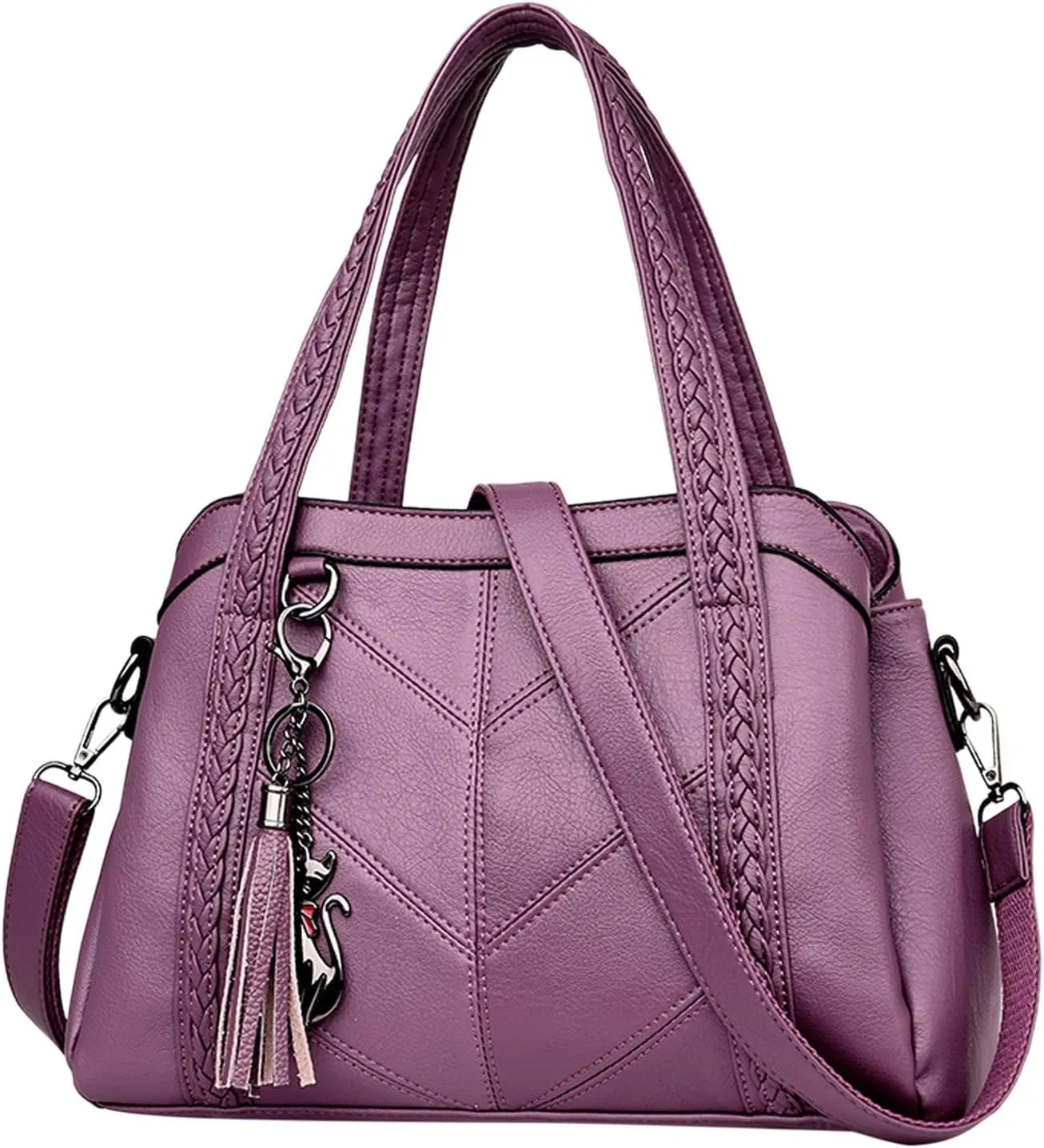 Tote Bag For Women Ladies Large Capacity Hobo Handbag Soft Leather Woman Messenger Bags Luxury Purses Crossbody Handbags V