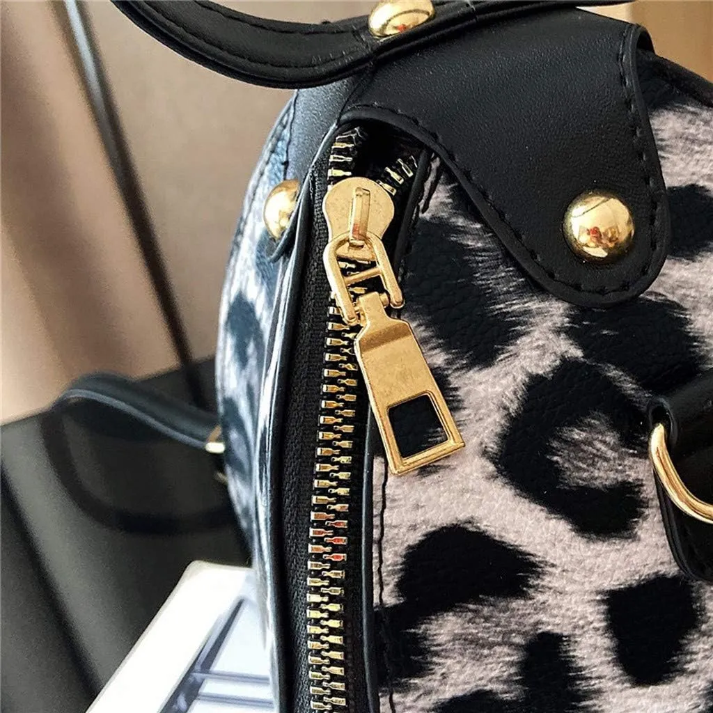 Tote Bag For Women Leopard Print Handbags Women Messenger Fashion Mini Trend Leather Shoulder Small Bag For Shopping Travel S