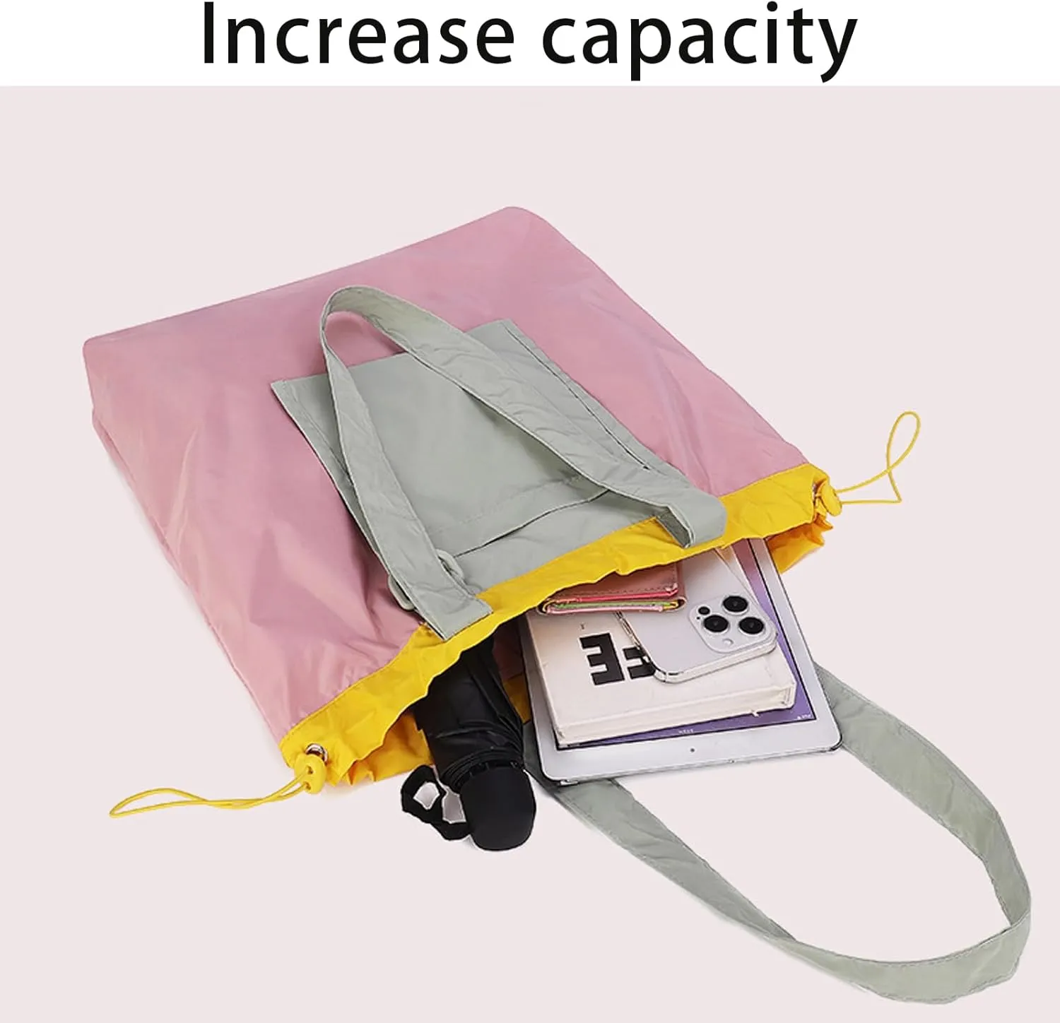 Travel Tote Bags for Women Beach Lightweight Travel Bags Kitchen Reusable Grocery Bags Large Tote Shoulder Handbag
