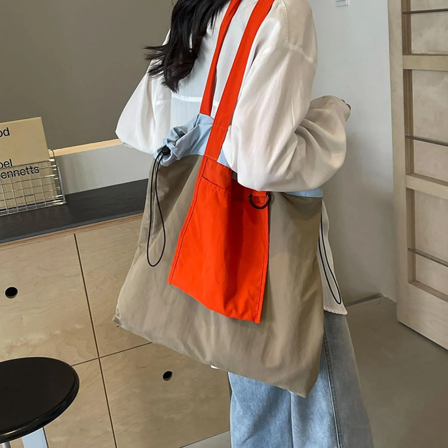 Travel Tote Bags for Women Beach Lightweight Travel Bags Kitchen Reusable Grocery Bags Large Tote Shoulder Handbag